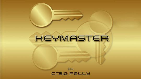 Keymaster Brass by Craig Petty - Zaubertrick mit Schlüssel