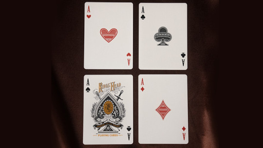 Kings Head (Green & Yellow) by Joker and the Thief - Pokerdeck