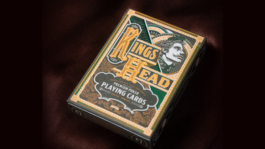 Kings Head (Green & Yellow) by Joker and the Thief - Pokerdeck