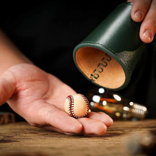 Preview: Leather Chop Cup by TCC (Deep Forest Green)