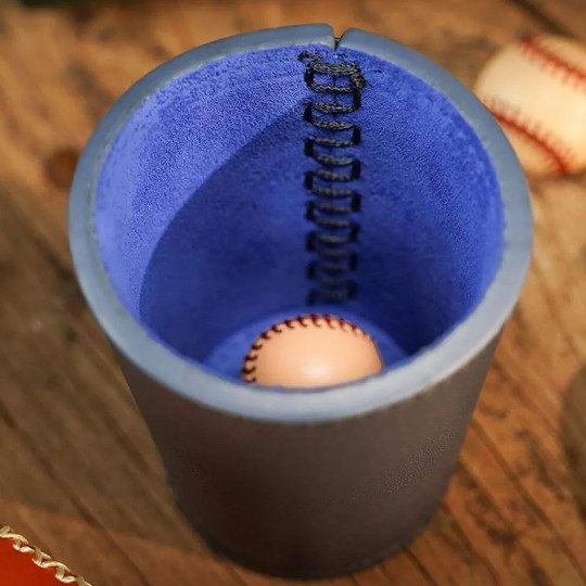 Preview: Leather Chop Cup by TCC (Surf Blue)