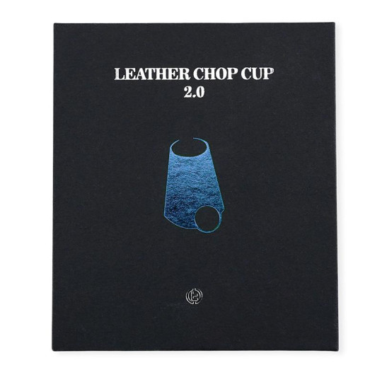 Leather Chop Cup by TCC (Surf Blue)