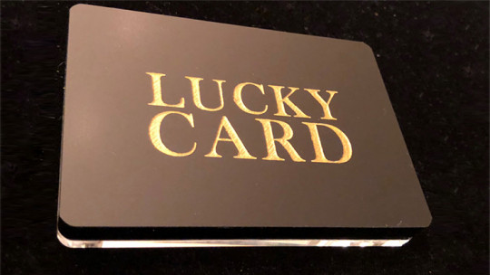 Lucky Card Deluxe by Wayne Dobson & Alan Wong - Hands Off Routine