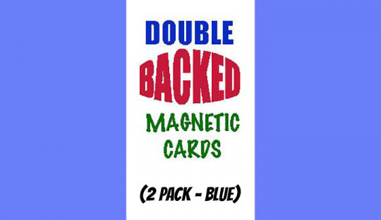 Magnetic Cards (2 pack/Blue) by Chazpro Magic - Magnetkarten