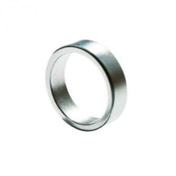 PK Ring - Magnetring Flach - 20mm - Silber