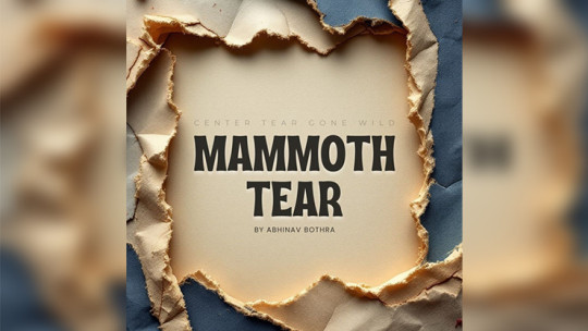Mammoth Tear by Abhinav Bothra - Video - DOWNLOAD