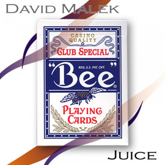 Marked Deck (Blue Bee Style, Juice) by David Malek - Markiertes Kartenspiel