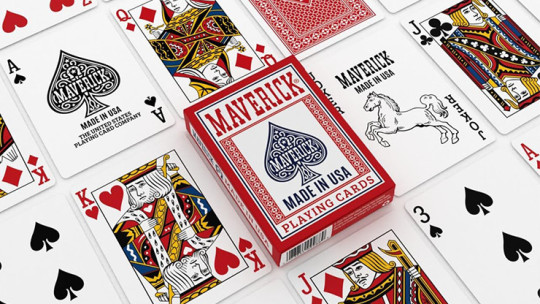 Maverick Made in the USA (Red) - Pokerdeck