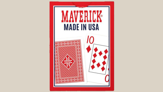 Maverick Made in the USA (Red) - Pokerdeck