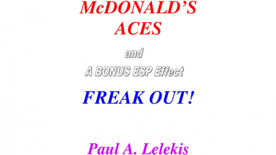 McDonald's Aces and Freak Out! by Paul A. Lelekis - Mixed Media - DOWNLOAD