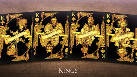 Middle Kingdom (Gold) Printed by US Playing Card Co - Pokerdeck