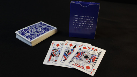 Mindset Duo 1 Red and 1 Blue Set Playing Cards (Marked) by Anthony Stan