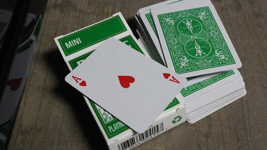 Preview: Mini Bicycle Cards (Green)