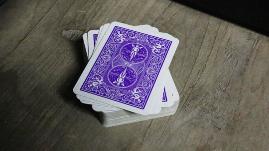 Preview: Mini Bicycle Cards (Purple)