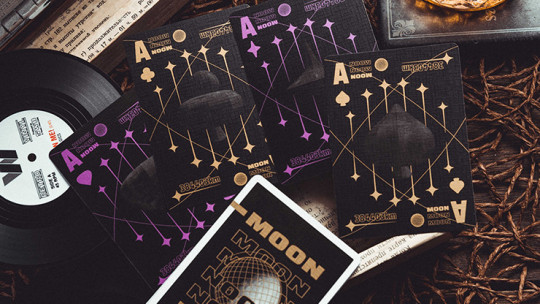 Moon (Black) - Pokerdeck