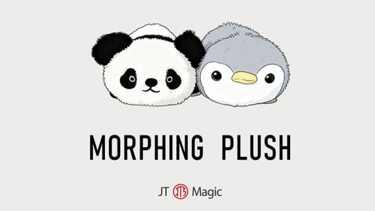 Morphing Plush (Panda to Penguin Grey) by Jackie Zhao and JT Magic