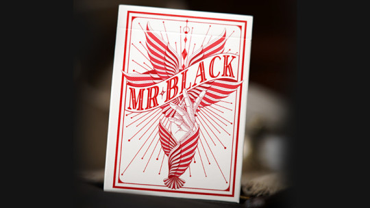 Mr. Black V2 (Red) - Pokerdeck