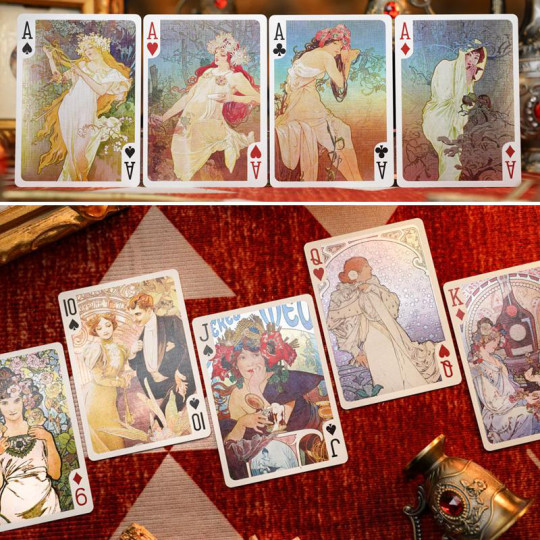 Preview: Mucha Playing Cards by 52 MUSÉE - Special Edition