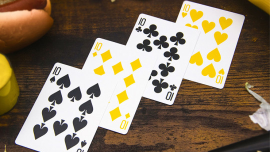 Mustard Playing Cards by Fast Food - Senf Pokerdeck