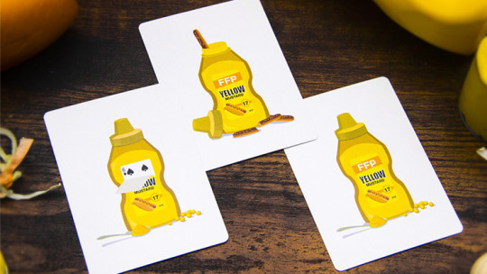 Mustard Playing Cards by Fast Food - Senf Pokerdeck