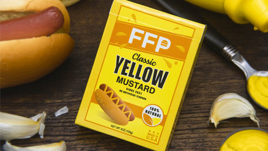 Mustard Playing Cards by Fast Food - Senf Pokerdeck