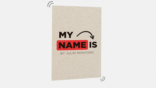 MY NAME IS by Julio Montoro - Unterschrift Transformationstrick