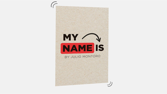 MY NAME IS by Julio Montoro - Unterschrift wandert