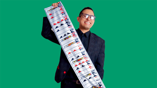 Preview: Mystery Card Streamer (Blue 6 of Clubs) by PlayTime Magic DEFMA