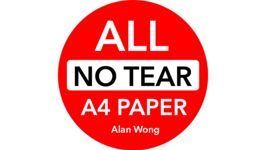 No Tear Pad (Extra Large, 8.5 X 11.5 ") ALL No Tear by Alan Wong