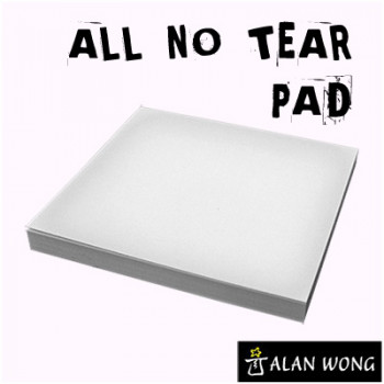 All No Tear Pad - Klein 9 cm x 9 cm - 60 Stück (reißfest)