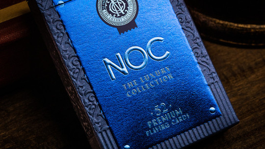 NOC (Blue) The Luxury Collection by Riffle Shuffle x The House of - Pokerdeck