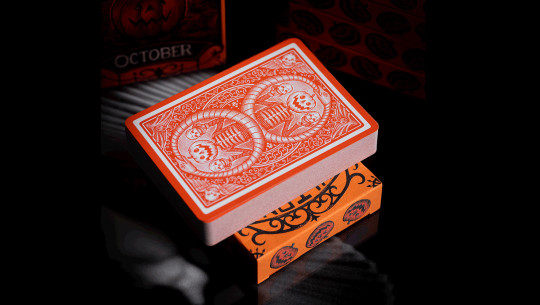Preview: OCTOBER V2 PUMPKIN ORANGE PLAYING CARDS