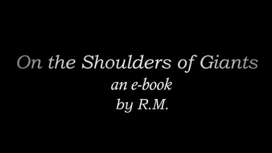 On the Shoulders of Giants by RM - eBook - DOWNLOAD