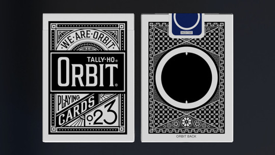 Orbit Tally Ho Circle Back (Black) - Pokerdeck