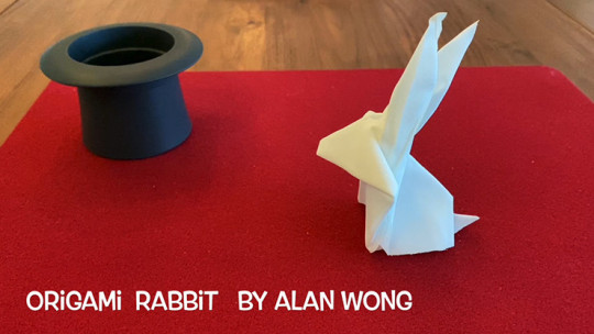 Origami Rabbit by Alan Wong - Origami Hase - Zaubertrick