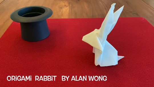 Origami Rabbit by Alan Wong - Origami Hase - Zaubertrick