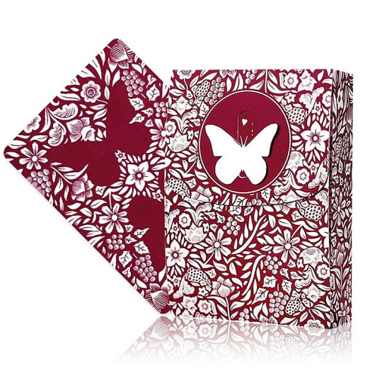 Original 3rd Edition Butterfly Playing Cards  with video tutorials - Red (marked)