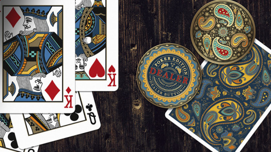 Paisley Poker Blue by by Dutch Card House Company - Pokerdeck