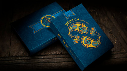 Paisley Poker Blue by by Dutch Card House Company - Pokerdeck