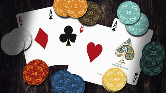 Paisley Poker Red by by Dutch Card House Company - Pokerdeck