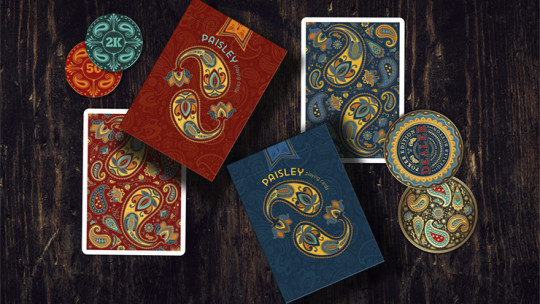 Paisley Poker Red by by Dutch Card House Company - Pokerdeck