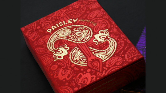 Paisley Royals (Red) by Dutch Card House Company - Pokerdeck