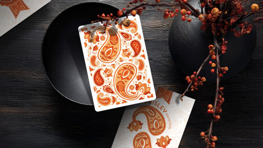 Preview: Paisley Ton sur Ton Poudre Orange workers Deck