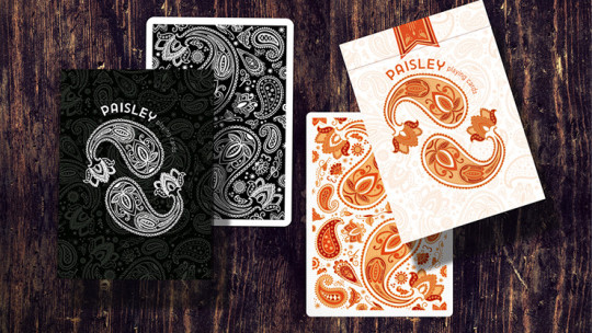 Paisley Ton sur Ton Poudre Orange workers Deck