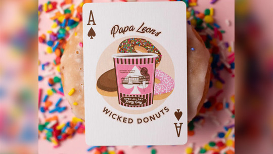 Papa Leon's Wicked Donuts (Chocolate) by Wounded Corner and Cam Toner - Pokerdeck