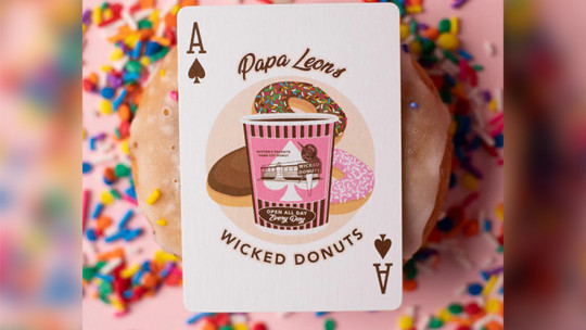 Papa Leon's Wicked Donuts (Strawberry) by Wounded Corner and Cam Toner - Pokerdeck