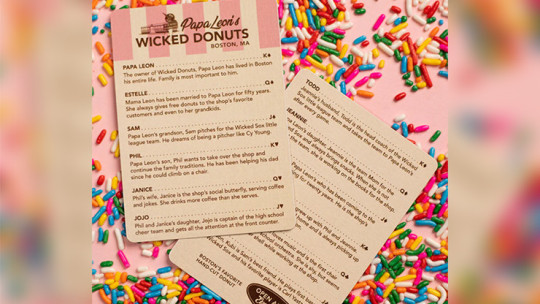 Papa Leon's Wicked Donuts (Strawberry) by Wounded Corner and Cam Toner - Pokerdeck