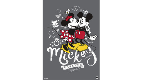 Paper Restore (MICKY & MINI) by JL Magic - Poster Wiederherstellung