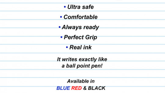 PEN WRITER Blue by Vernet Magic