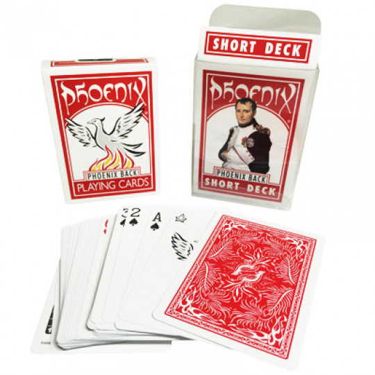 Phoenix Short Deck by Card-Shark - Rot - Casino Qualität